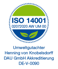 DIN ISO 14001 Siegel