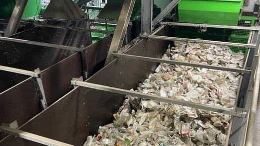 Sortieranlage bei PreZero