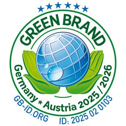 Green Brand Siegel 2025-2026 für Klar EcoSensitive