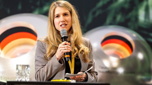 Marion Jäger bei der Verleihung des Deutschen Nachhaltigkeitspreises 2026